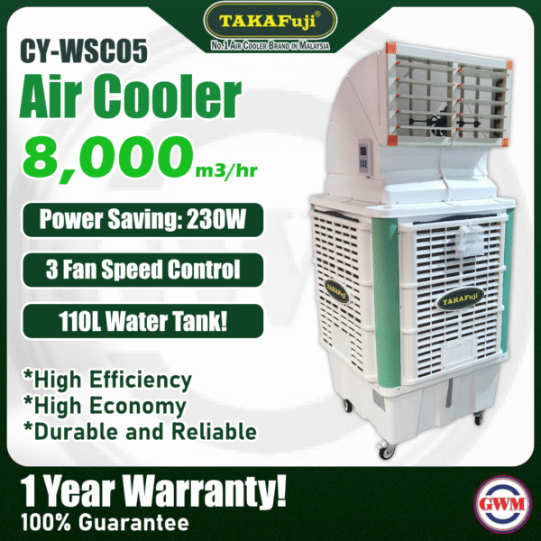 TAKAFuji |  8,000m3/hr Commercial Air Cooler | CY-WSC05