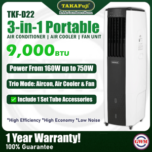 TAKAFuji | 3in1 Portable Air Conditioner - Air Cooler - Fan | TKF-D22