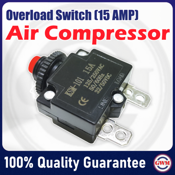 Overload Switch 15 Amp for Air Compressor